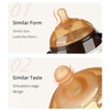 BPA-Free 300ml Wide-Neck Weaning Bottle | Food-Grade PP & Silicone | Anti-Slip Dual Handle | Natural Nipple Design