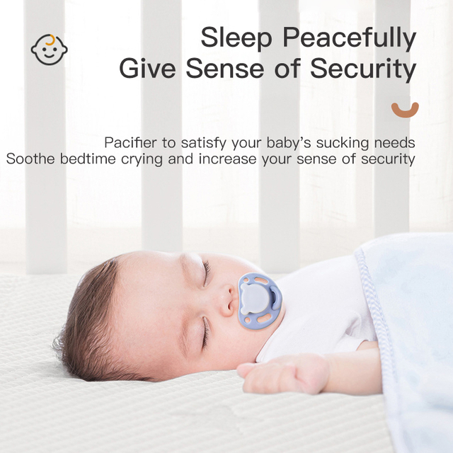 NEW Teddy Bear Baby Pacifier - 24H Orthodontic Soother, Nano-Silver Medical Silicone Set for Newborns w/ Travel Case