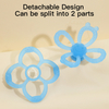 Removable Petal Shape Soft Liquid Silicone Rubber Silicone Youngsters Teether Ball - Hand Grip & Teething Toy For Baby