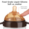 BPA-Free 300ml Wide-Neck Weaning Bottle | Food-Grade PP & Silicone | Anti-Slip Dual Handle | Natural Nipple Design