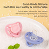 NEW Teddy Bear Baby Pacifier - 24H Orthodontic Soother, Nano-Silver Medical Silicone Set for Newborns w/ Travel Case