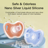 NEW Apple Design Baby Pacifier Set - Day & Night Orthodontic Nipples, Nano-Silver Antibacterial, Medical Silicone (0-18M) with Clip & Case