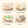 Soft, Safe, Eco-Friendly Multipurpose Pacifier & Teether Chain