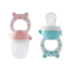 Silicone Baby Feeder Teether - Cute Pig Design for Fruits & Vegetables | BPA-Free Infant Food Pacifier