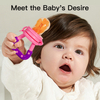 Star Silicone Baby Feeder & Teether - BPA Free Fruit Pacifier for Teething Relief + Soft Chewing Toy
