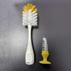 Nylon Dual Brush for Baby Feeding Gear with Suction Stand Support