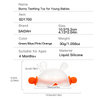 SD1700 Adorable Bunny Teething Toy with Hidden Handle: Ideal for Tiny Babies - Soothe Those First Teeth!
