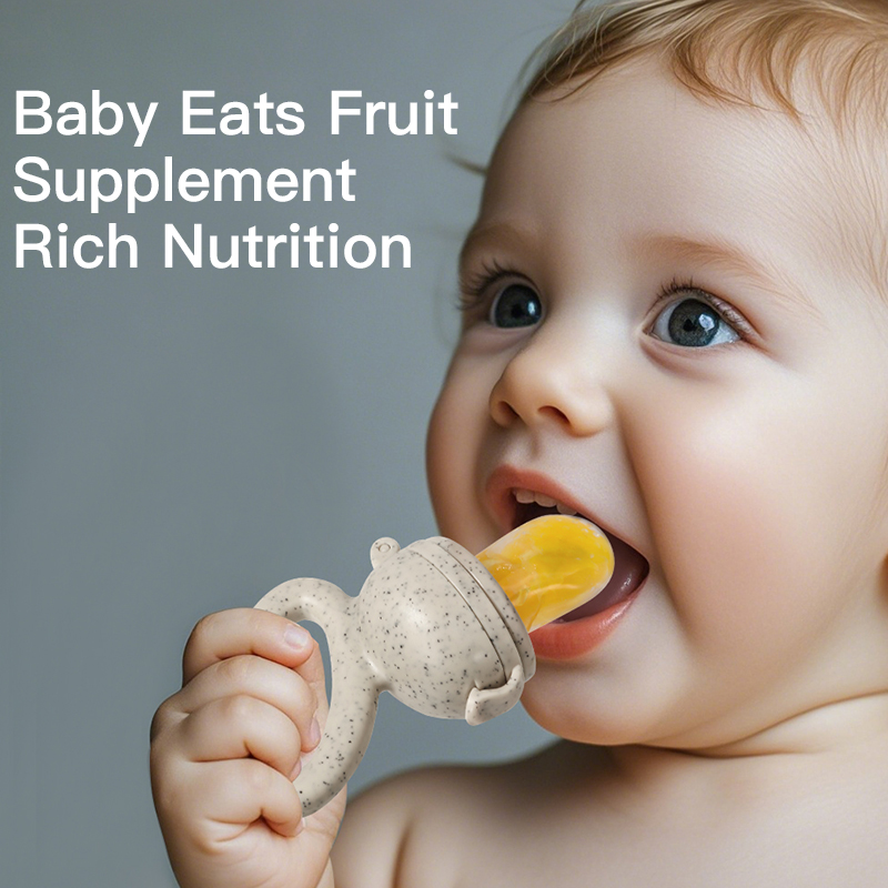 Shark Silicone Baby Fruit Feeder | BPA-Free Food Grade Liquid Silicone | Mesh Pouch for Safe Self-Feeding | Teething Relief & Nutrition