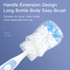 2 in 1 Mother-child Nylon Baby Bottle Cup Cleaning Brush Suction Stand Type Feeding Cleaner Tools Idea for Water Vacuum Flask Cup
