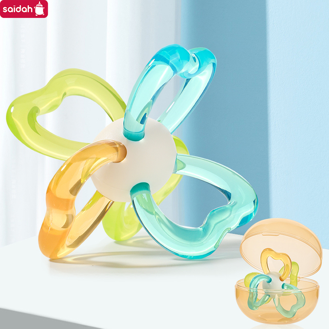 Petal Grip Baby Teether Ball - Soothing, Sensory Chew Toy with Easy Hold (BPA-Free)