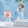Pop-Up Straw Sippy Cup 300ml | BPA-Free Cat Ear Trainer Cup for Babies 6M+ | Leak-Proof & Easy Clean