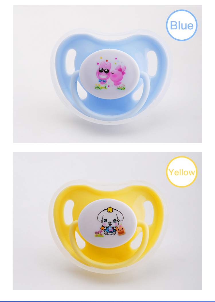 Custom Printed Orthodontic Pacifier & Teether | BPA-Free Food Grade Silicone | EN1400 Certified | 0-24M Infant Mood Soothing