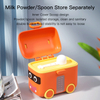 Leak-Proof Silicone Baby Food Storage & Toy Cart