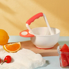 1-Minute Homemade Baby Food: Easy Manual Grinding Bowl for Fruits & Veggies