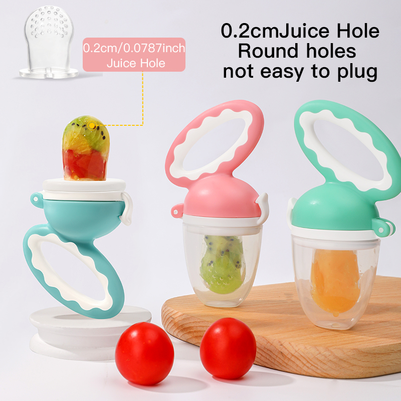 Shark Silicone Baby Fruit Feeder | BPA-Free Food Grade Liquid Silicone | Mesh Pouch for Safe Self-Feeding | Teething Relief & Nutrition