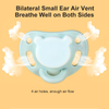NEW Teddy Bear Baby Pacifier - 24H Orthodontic Soother, Nano-Silver Medical Silicone Set for Newborns w/ Travel Case