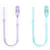 Baby Pacifier Clip Holder with Silicone Beads & Alligator Clip - BPA-Free, Anti-Drop Pacifier Leash (0-24M)