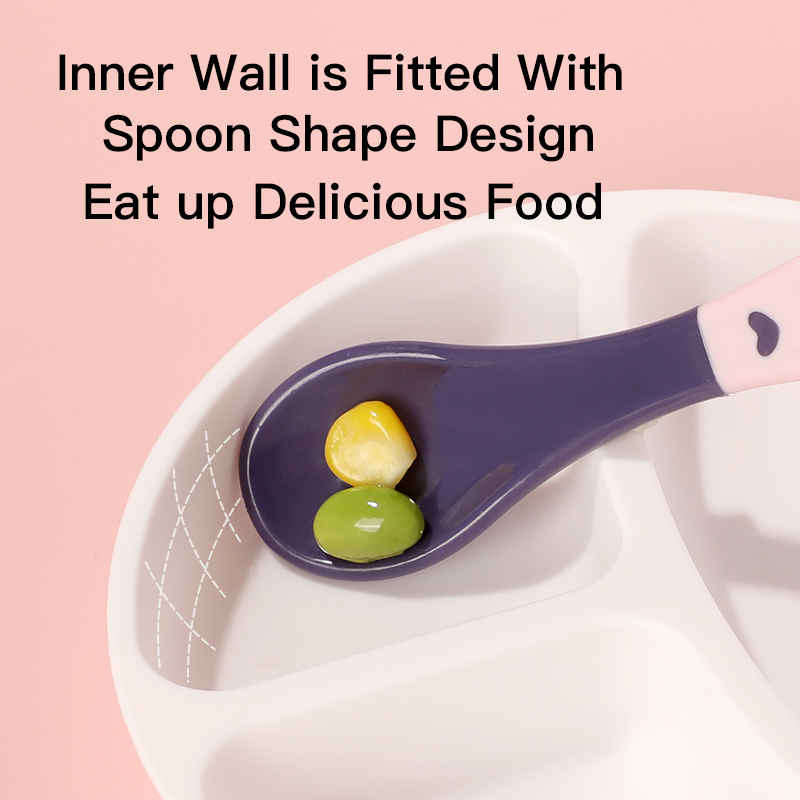 Double-Layer Divided Baby Food Bowl - Prevent Flavor Mixing - BPA Free PP