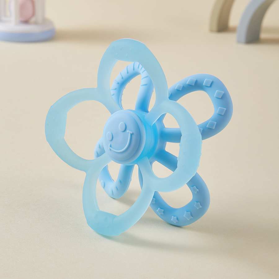 Soft Petal Silicone Teether Ball for Babies