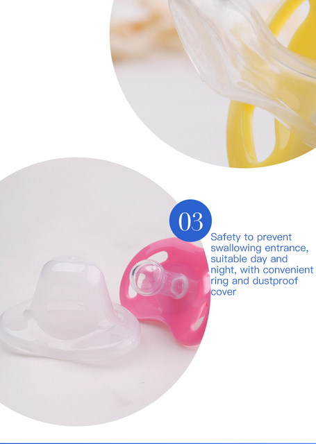 Custom Printed Orthodontic Pacifier & Teether | BPA-Free Food Grade Silicone | EN1400 Certified | 0-24M Infant Mood Soothing