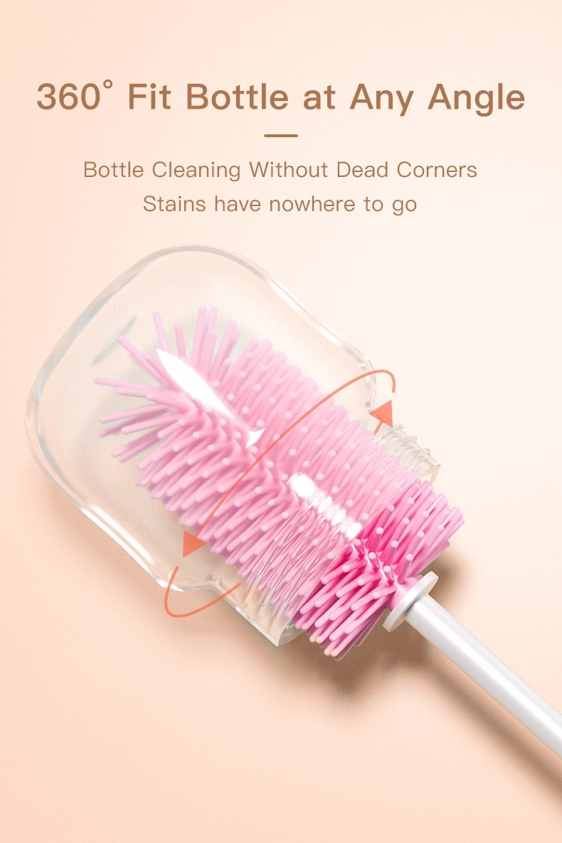 silicone bottle brush