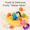 Star Silicone Baby Feeder & Teether - BPA Free Fruit Pacifier for Teething Relief + Soft Chewing Toy