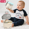 400ml SAIDAH SD8128 Wheels Type Portable Large Capacity Milk Powder Container with Handle