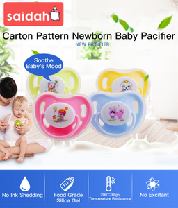 Custom Printed Orthodontic Pacifier & Teether | BPA-Free Food Grade Silicone | EN1400 Certified | 0-24M Infant Mood Soothing