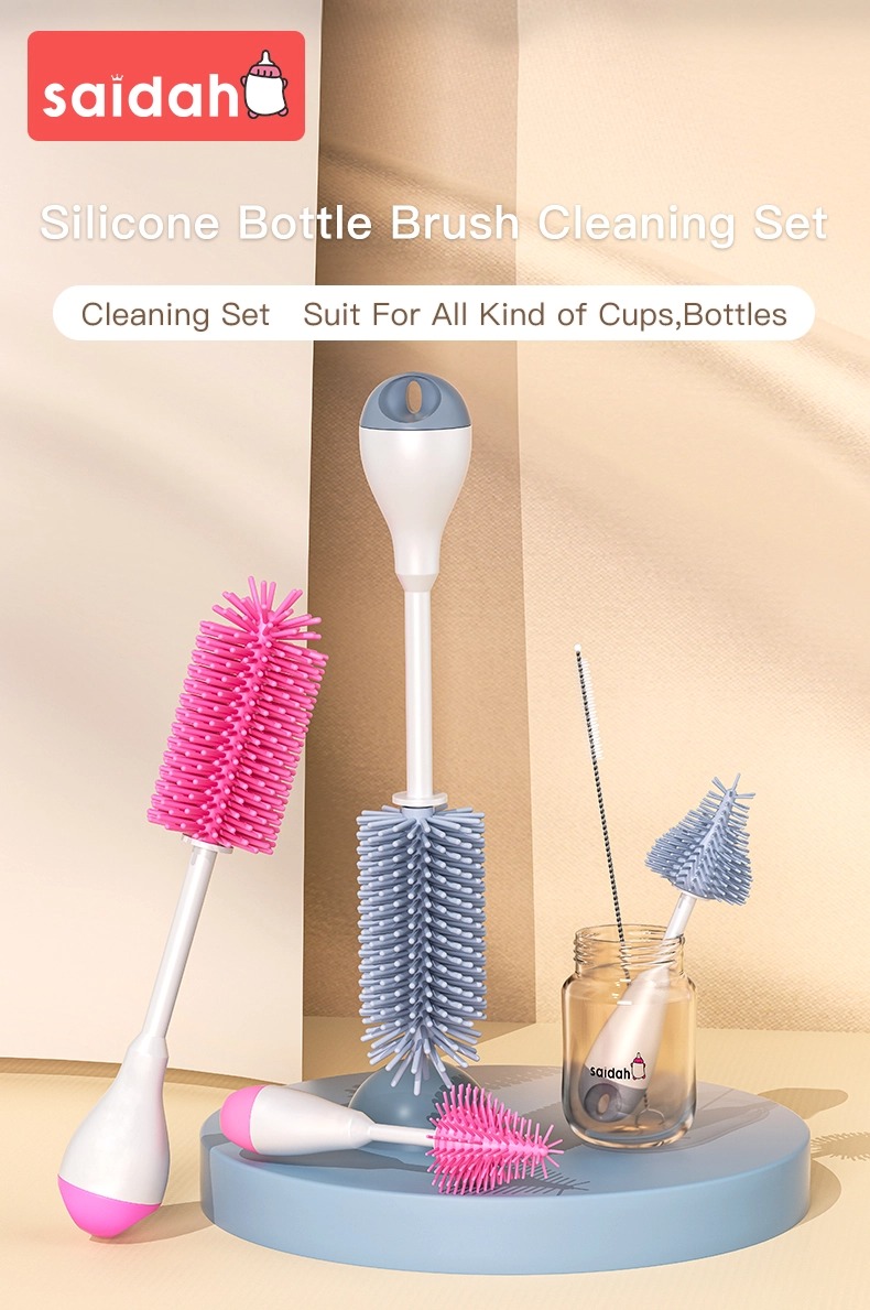 silicone bottle brush