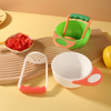 1-Minute Homemade Baby Food: Easy Manual Grinding Bowl for Fruits & Veggies