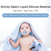 NEW Apple Design Baby Pacifier Set - Day & Night Orthodontic Nipples, Nano-Silver Antibacterial, Medical Silicone (0-18M) with Clip & Case