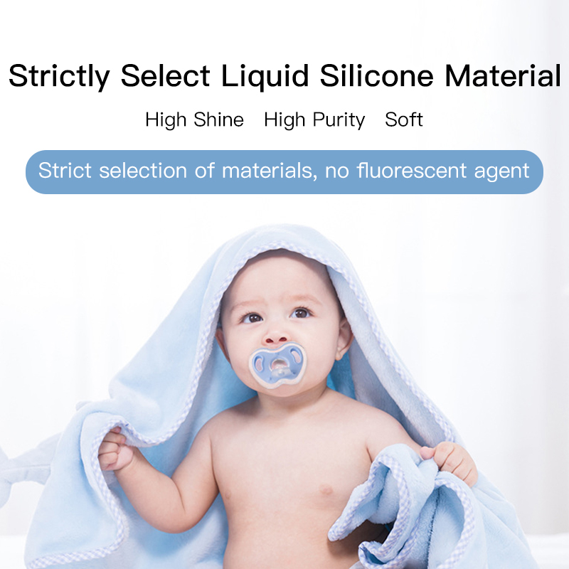NEW Apple Design Baby Pacifier Set - Day & Night Orthodontic Nipples, Nano-Silver Antibacterial, Medical Silicone (0-18M) with Clip & Case