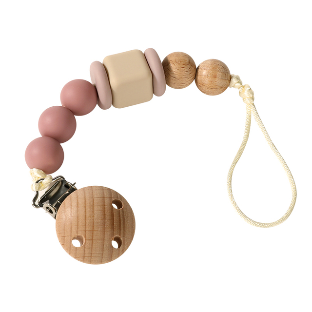 Soft, Safe, Eco-Friendly Multipurpose Pacifier & Teether Chain